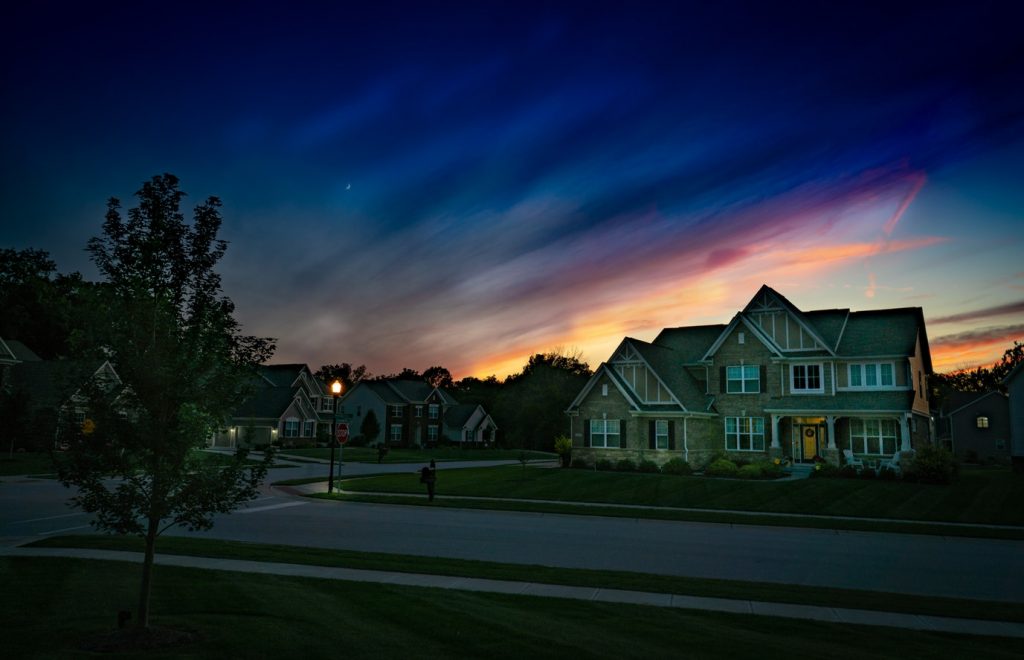 living in leawood kansas - sunset